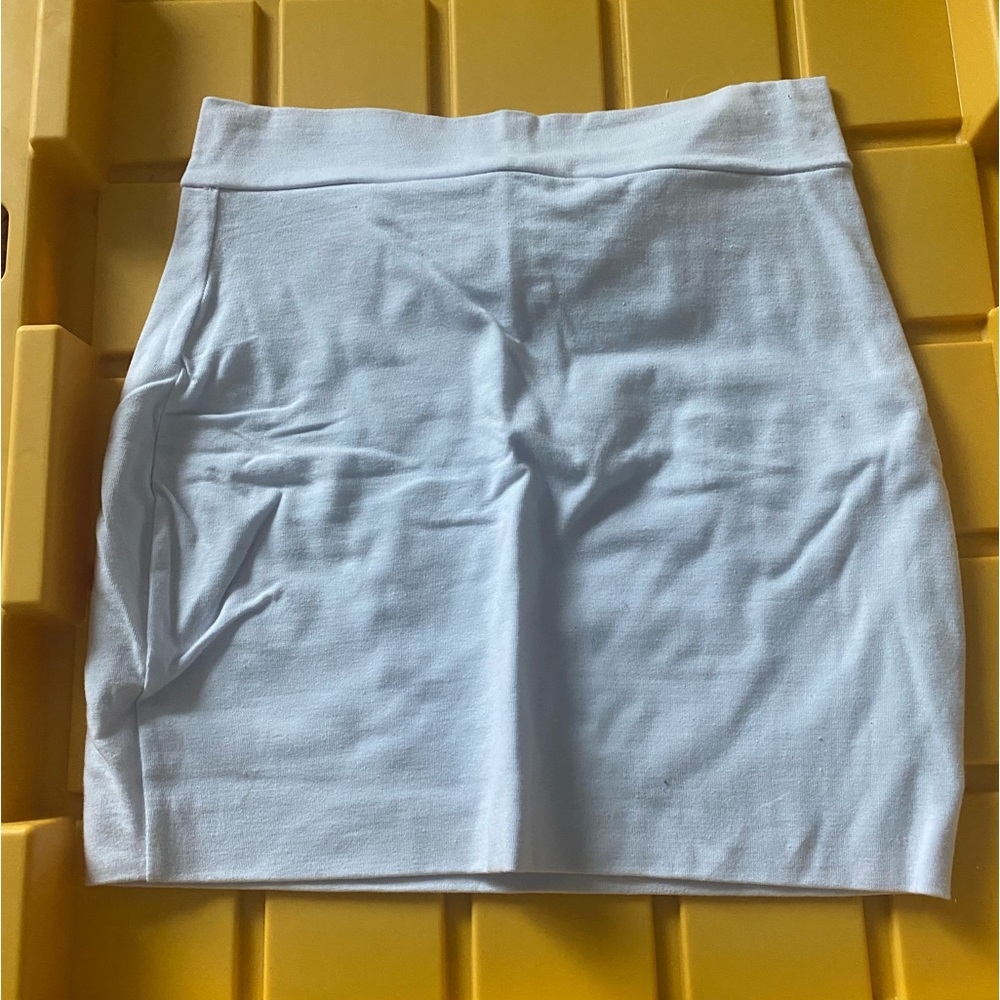 Fashion nova white mini skirt